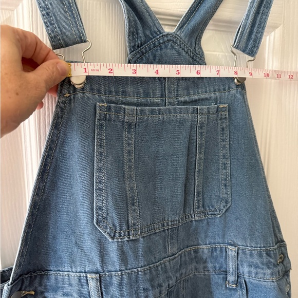 SHEIN Blue Denim Women Jeans Overalls - Picture 8 of 9